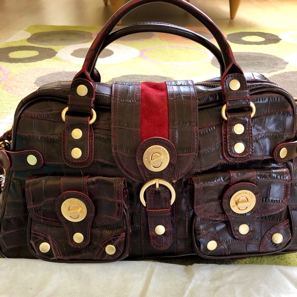 London Fog 💯 Leather Satchel